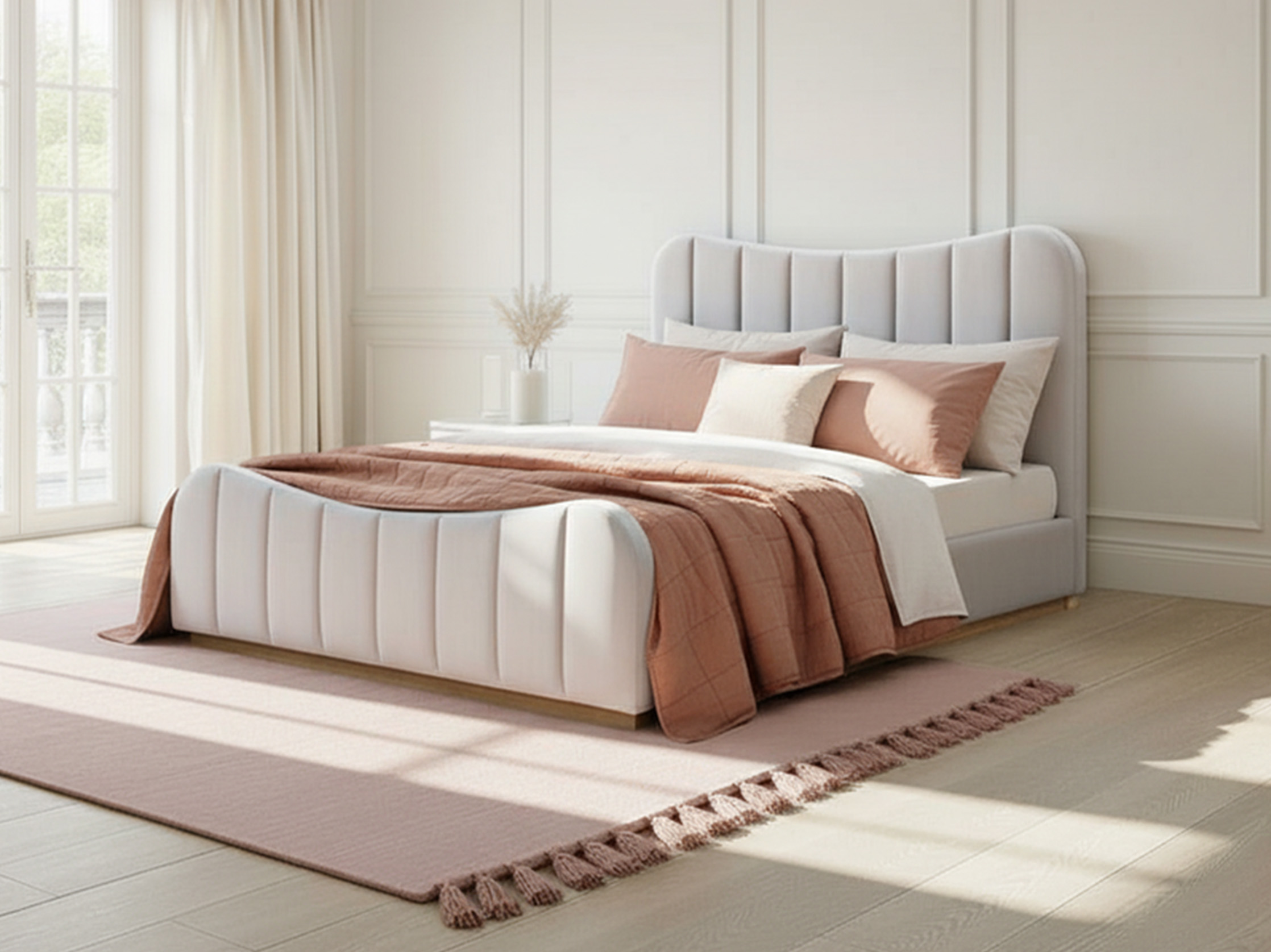 Florence Queen Bed Frame - Dusk 