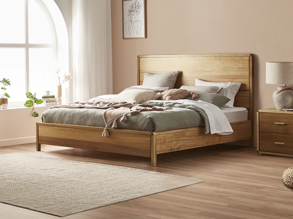 Mila Queen Bed Frame - Natural