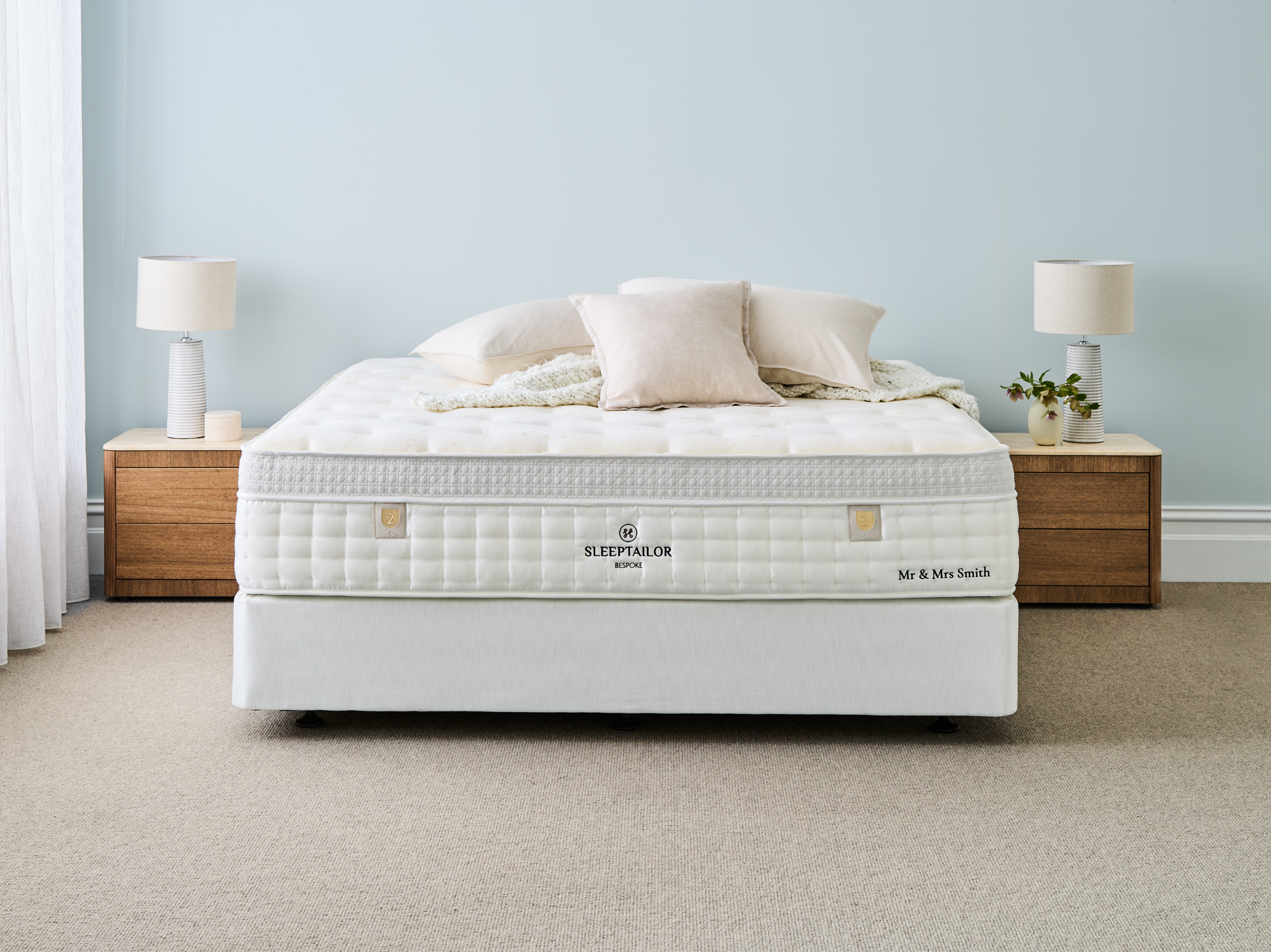 SleepTailor® Bespoke Queen Mattress -  Medium / Medium