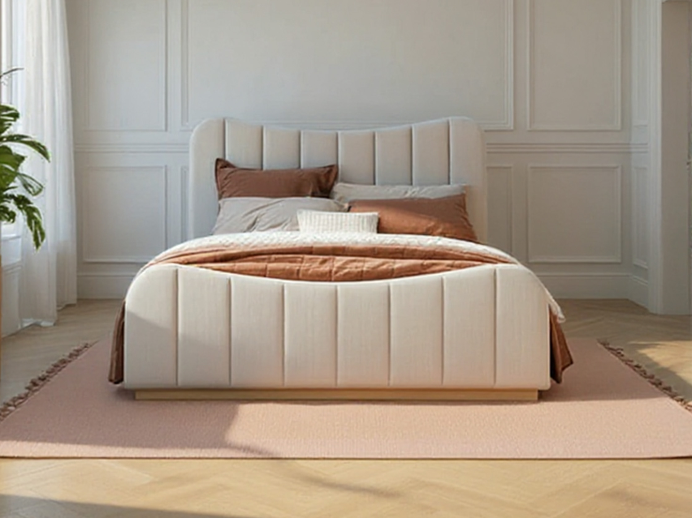 Florence Queen Bed Frame - Dusk