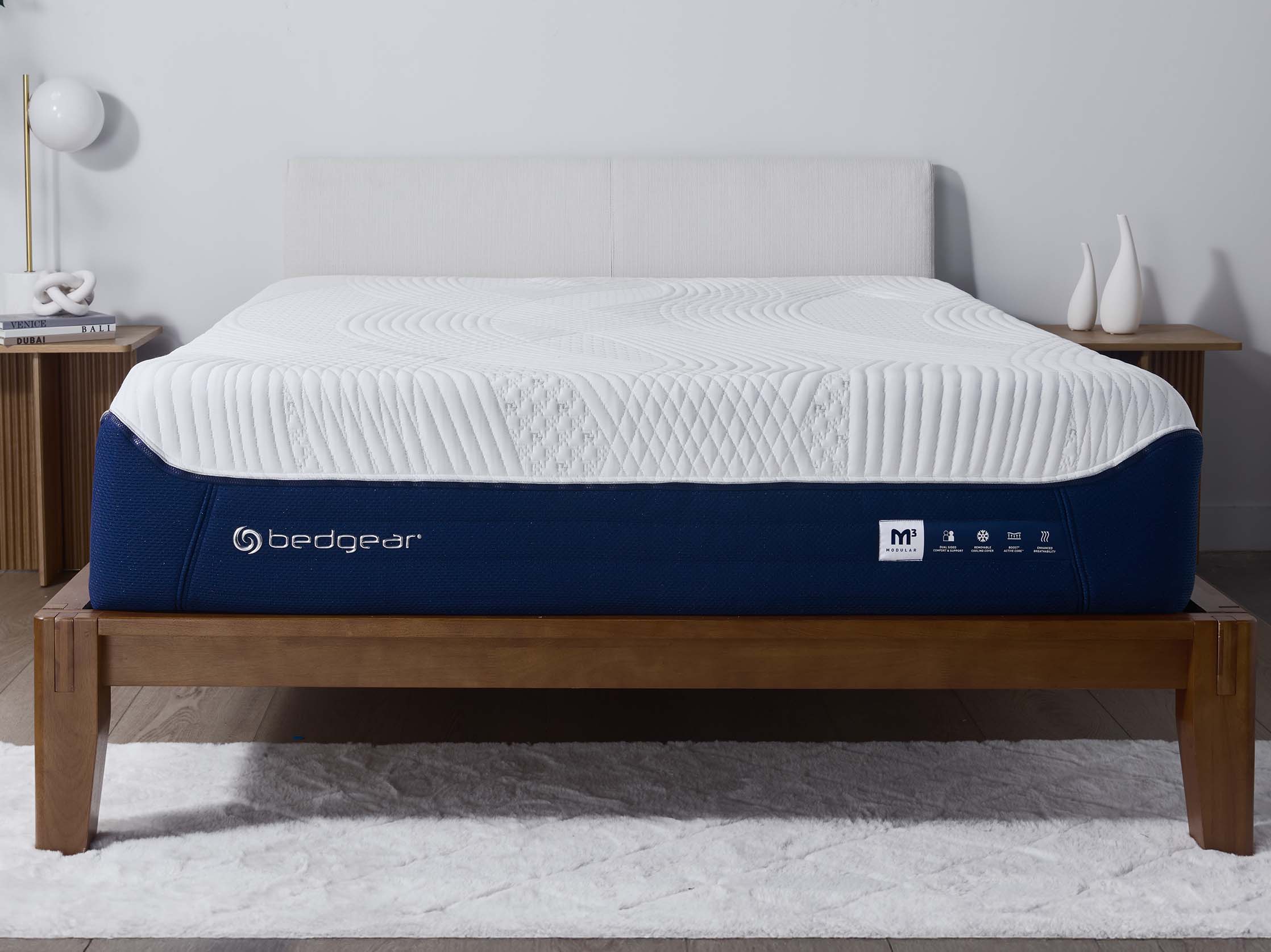Bedgear® M3 White Queen Mattress - Medium