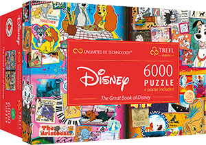 PUZZLE 6000 PIÈCES DISNEY MAGICAL LE CONTE DE FÉES 