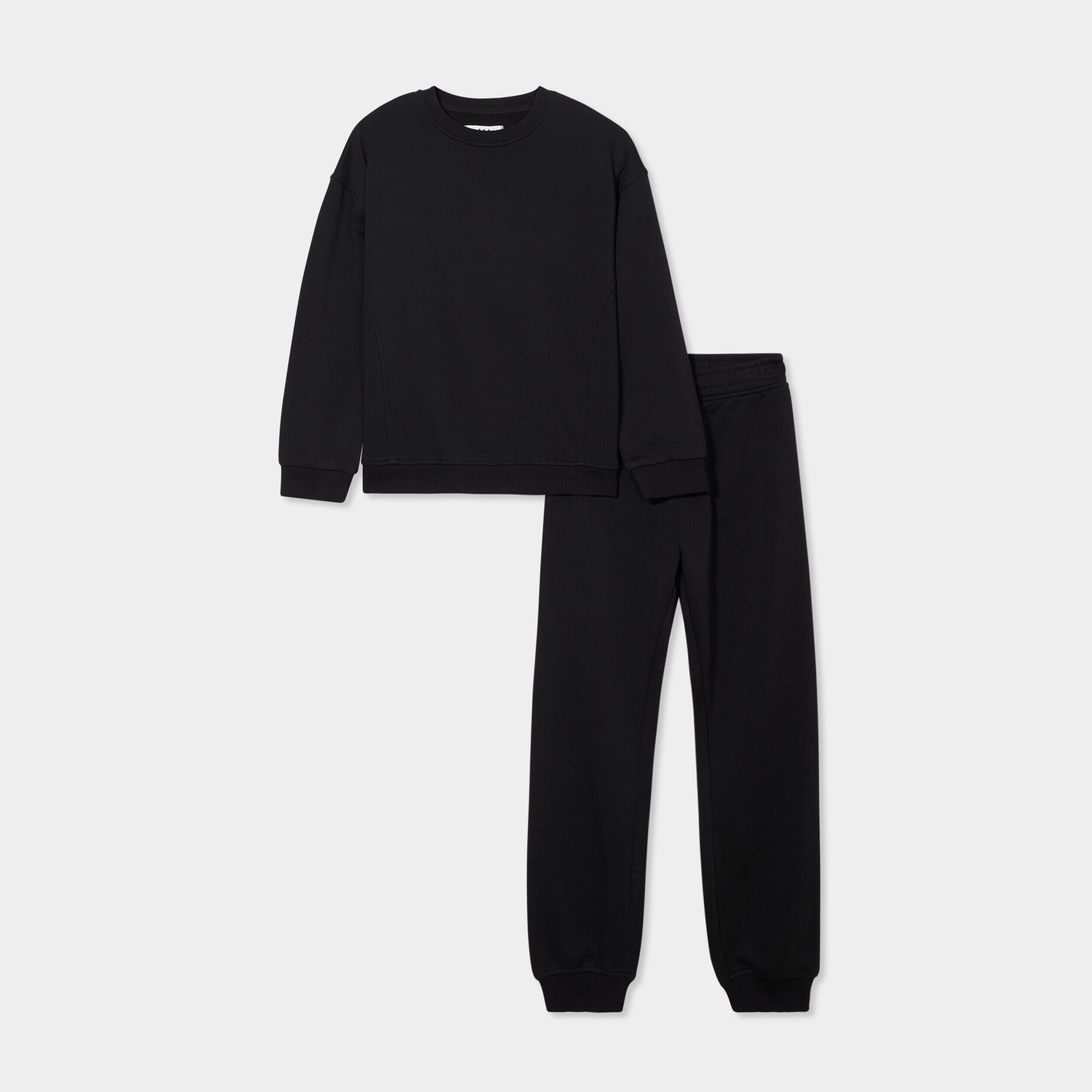 Ensemble de jogging sweat et pantalon noir fille
