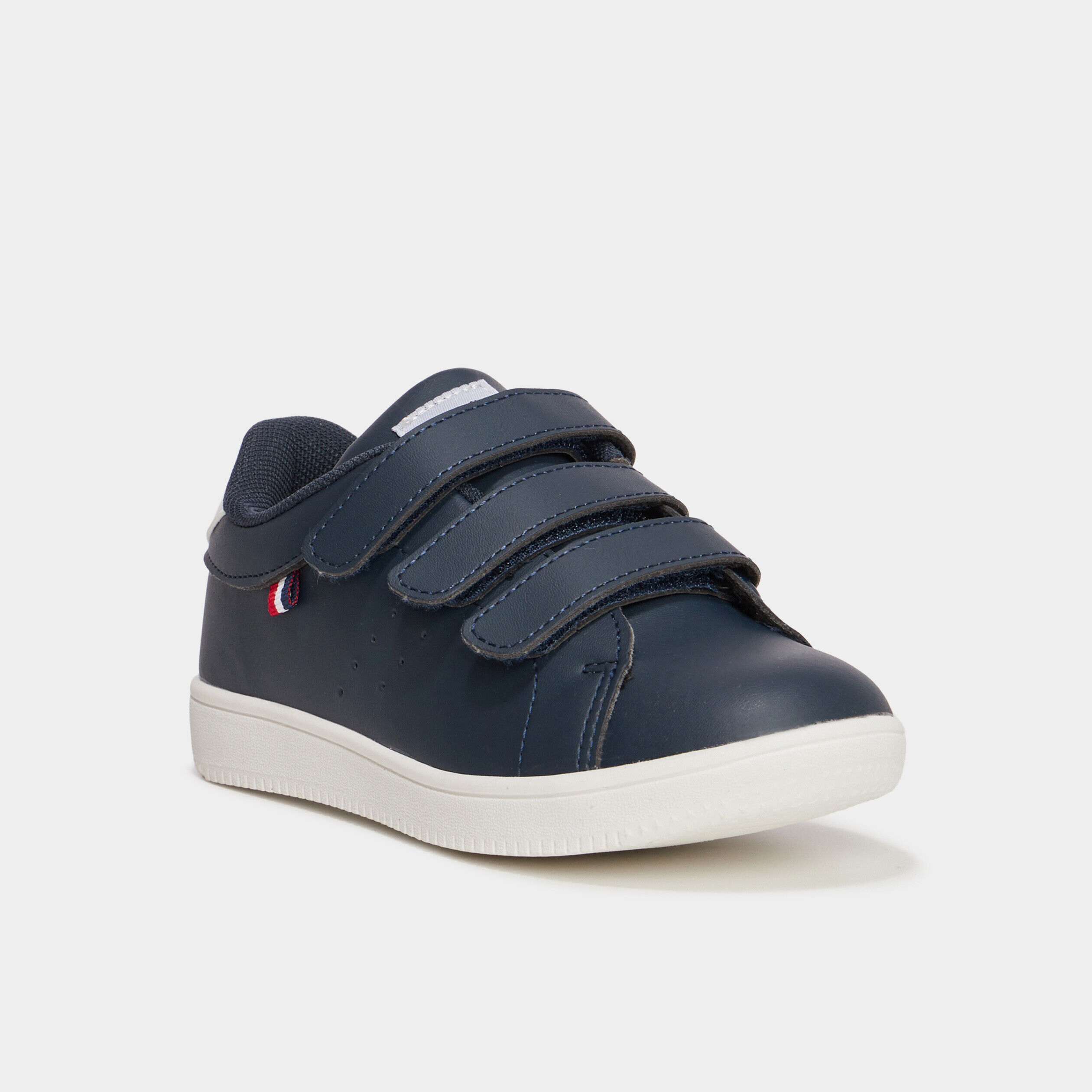 Tennis Creeks à scratchs bleu marine garçon