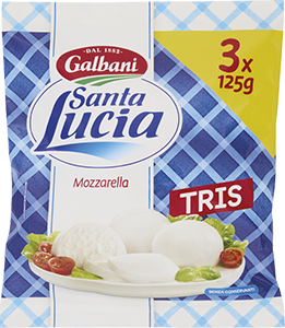 MOZZARELLA TRIS SANTA LUCIA GALBANI