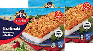 FILETTI DI MERLUZZO GRATINATI FINDUS