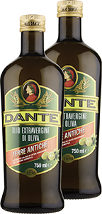 OLIO EXTRAVERGINE DI OLIVA TERRE ANTICHE DANTE