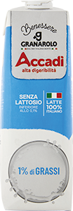 LATTE UHT ALTA DIGERIBILITÀ CON VITAMINE ACCADÌ GRANAROLO