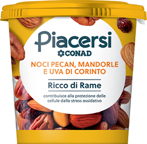 LINEA BICCHIERINI FRUTTA SECCA PIACERSI CONAD