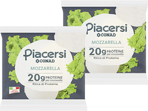 MOZZARELLA PROTEICA PIACERSI CONAD