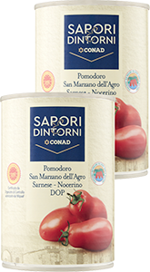 POMODORI PELATI D.O.P. SAN MARZANO SAPORI&DINTORNI CONAD