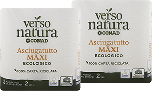 ASCIUGATUTTO MAXI ECOLOGICO VERSO NATURA CONAD