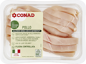TAGLIATA DI TACCHINO O DI POLLO CONAD PERCORSO QUALITÀ