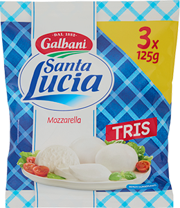MOZZARELLA TRIS SANTA LUCIA GALBANI