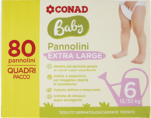 MAXIPACK PANNOLINI CONAD BABY