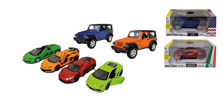 Modellini auto Jeep®, Lamborghini, Maserati, Pagani