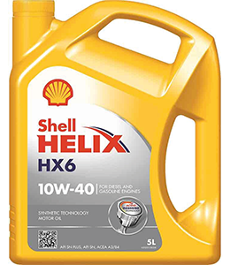 Olio motore Helix HX6 10W40