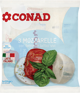 MOZZARELLA TRIS CONAD