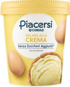 GELATO SENZA ZUCCHERI AGGIUNTI PIACERSI CONAD