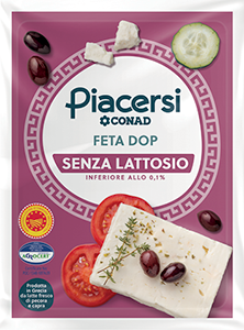 FETA D.O.P. SENZA LATTOSIO PIACERSI CONAD