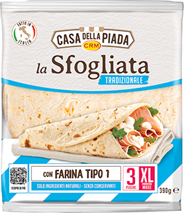 PIADINA SFOGLIATA EXTRASOTTILE CASA DELLA PIADA CRM
