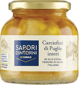 CARCIOFINI INTERI DELLA PUGLIA SAPORI&DINTORNI CONAD