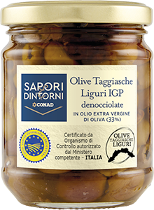 OLIVE TAGGIASCHE DENOCCIOLATE SAPORI&DINTORNI CONAD