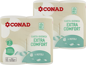 CARTA IGIENICA EXTRA COMFORT 3 VELI CONAD