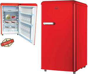 DCG MF100R RED FRIGORIFERO LINEA RETRÒ