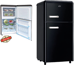 DCG MF110BCDP BLACK FRIGORIFERO LINEA RETRÒ