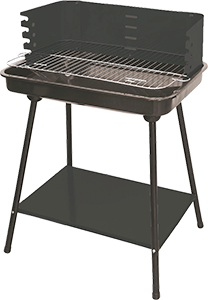 BARBECUE RETTANGOLARE NERO