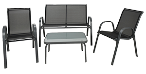 SALOTTINO GARDEN SET 4 PEZZI