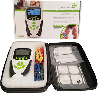 ELETTROSTIMOLATORE PALMARE A 4 CANALI INDIPENDENTI