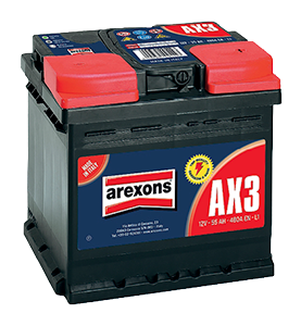 AREXONS BATTERIA AUTO 55 AH 480 A - AX3