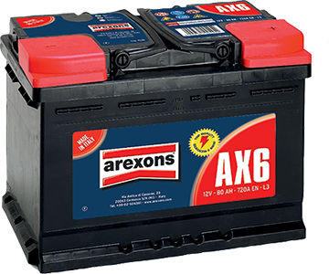 AREXONS BATTERIA AUTO 80 AH 720 A - AX6