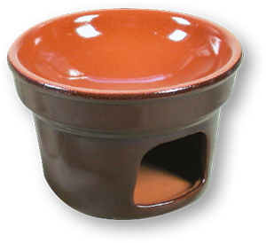 FORNELLO IN TERRACOTTA PER BAGNACAUDA