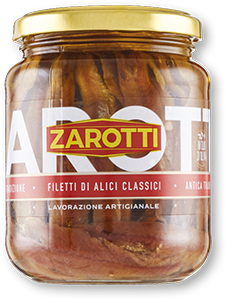FILETTI DI ALICI ALL’OLIO DI OLIVA ZAROTTI 