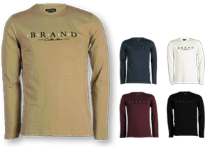 T-SHIRT UOMO MANICA LUNGA GIROCOLLO COVERI COLLECTION 