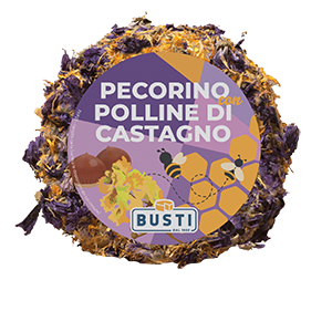 PECORINO CON POLLINE DI CASTAGNO BUSTI FORMAGGI