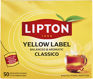TE' YELLOW LABEL LIPTON 50 FILTRI 