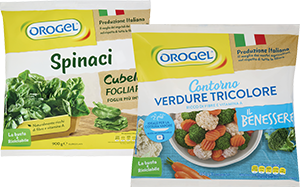 SPINACI, CONTORNI TRICOLORE SURGELATI OROGEL