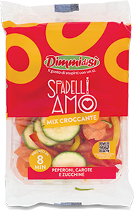 PEPERONI, CAROTE E ZUCCHINE MIX CROCCANTE SPADELLIAMO DIMMIDISI’