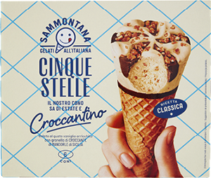 CONO GELATO CINQUE STELLE SAMMONTANA X6