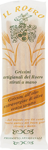 GRISSINI ARTIGIANALI ALL'OLIO EXTRA VERGINE DI OLIVA IL ROERO