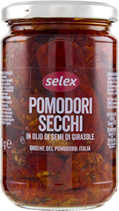 POMODORI SECCHI IN OLIO DI SEMI DI GIRASOLE