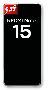 SMARTPHONE XIAOMI REDMI NOTE 15 