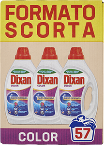 DETERSIVO PER LAVATRICE LIQUIDO DIXAN 19 LAVAGGI X3 
