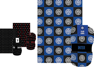 PLAID SOFT TOUCH MILAN/INTER/JUVE