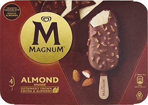 STECCO GELATO MAGNUM ALGIDA x4 