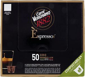 CAFFÈ IN CAPSULE COMPATIBILI NESPRESSO VERGNANO x50 vari tipi 